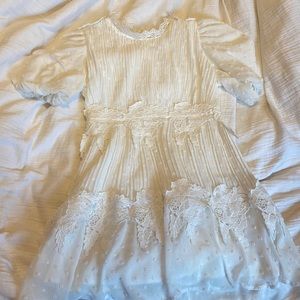 GB GIRLS White frilly dress